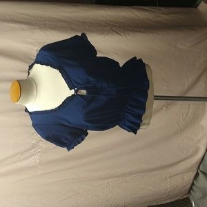 Ultra flirt, size small blue blouse.